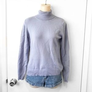 Lavender Soft Turtleneck Sweater